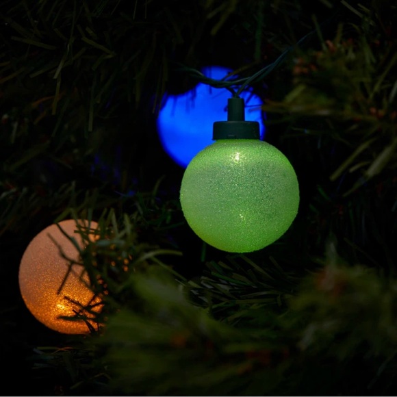 GE Color Choice 20-Count Multi-function Warm White/Multicolor LED G50 Ice Lights - Picture 7 of 9